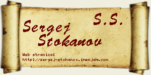 Sergej Stokanov vizit kartica